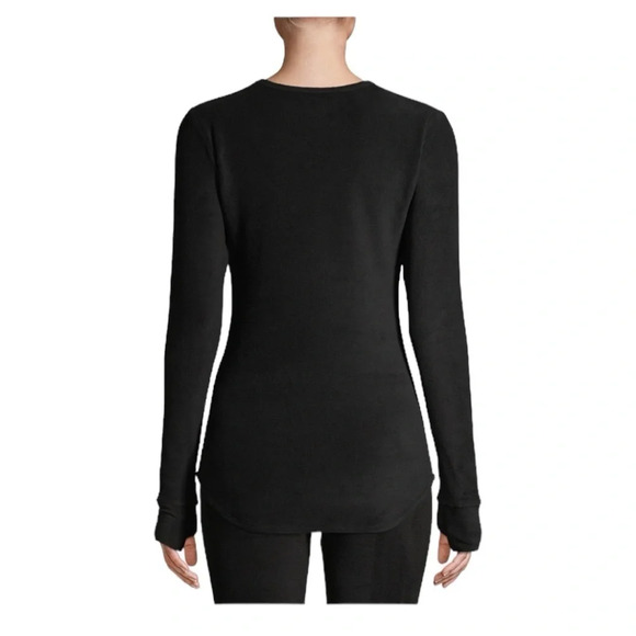 ClimateRight by Cuddl Duds Women's Plush Warmth Crew Neck Base Layer Top - Picture 5 of 5